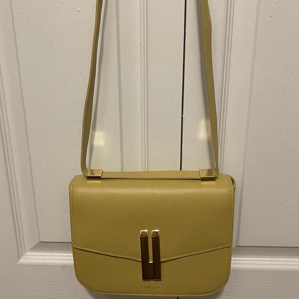Demellier Leather Crossbody Bag Green